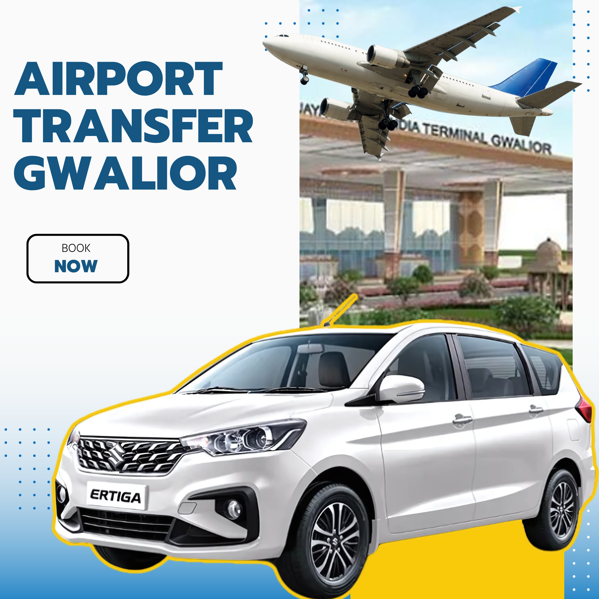 airport transfer service in Gwalior with timely pickup and drop service